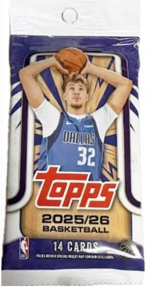 2025-26 Topps Flagship Basketball Trading Cards (1PACK) 14CARDS PER Pack.Chase After exciting Collectible Cards, Such as Autographs and More.