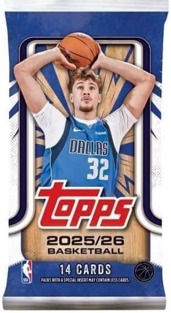 2025-26 Topps Flagship Basketball Trading Cards (1PACK) 14CARDS PER Pack.Chase After exciting Collectible Cards, Such as Autographs and More.