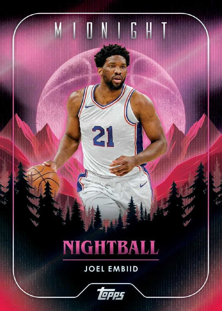 2023/24 Topps Midnight Basketball Hobby Trading Card Box (3 Chrome Autographs Per Hobby Box)