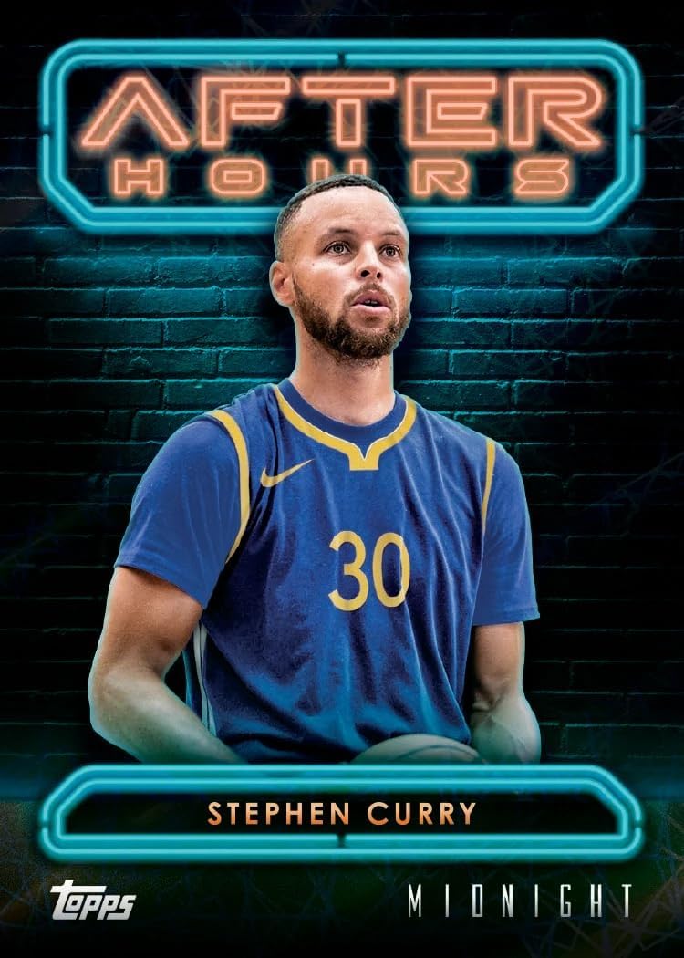 2023/24 Topps Midnight Basketball Hobby Trading Card Box (3 Chrome Autographs Per Hobby Box)