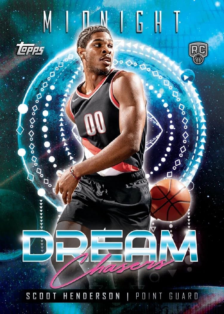 2023/24 Topps Midnight Basketball Hobby Trading Card Box (3 Chrome Autographs Per Hobby Box)