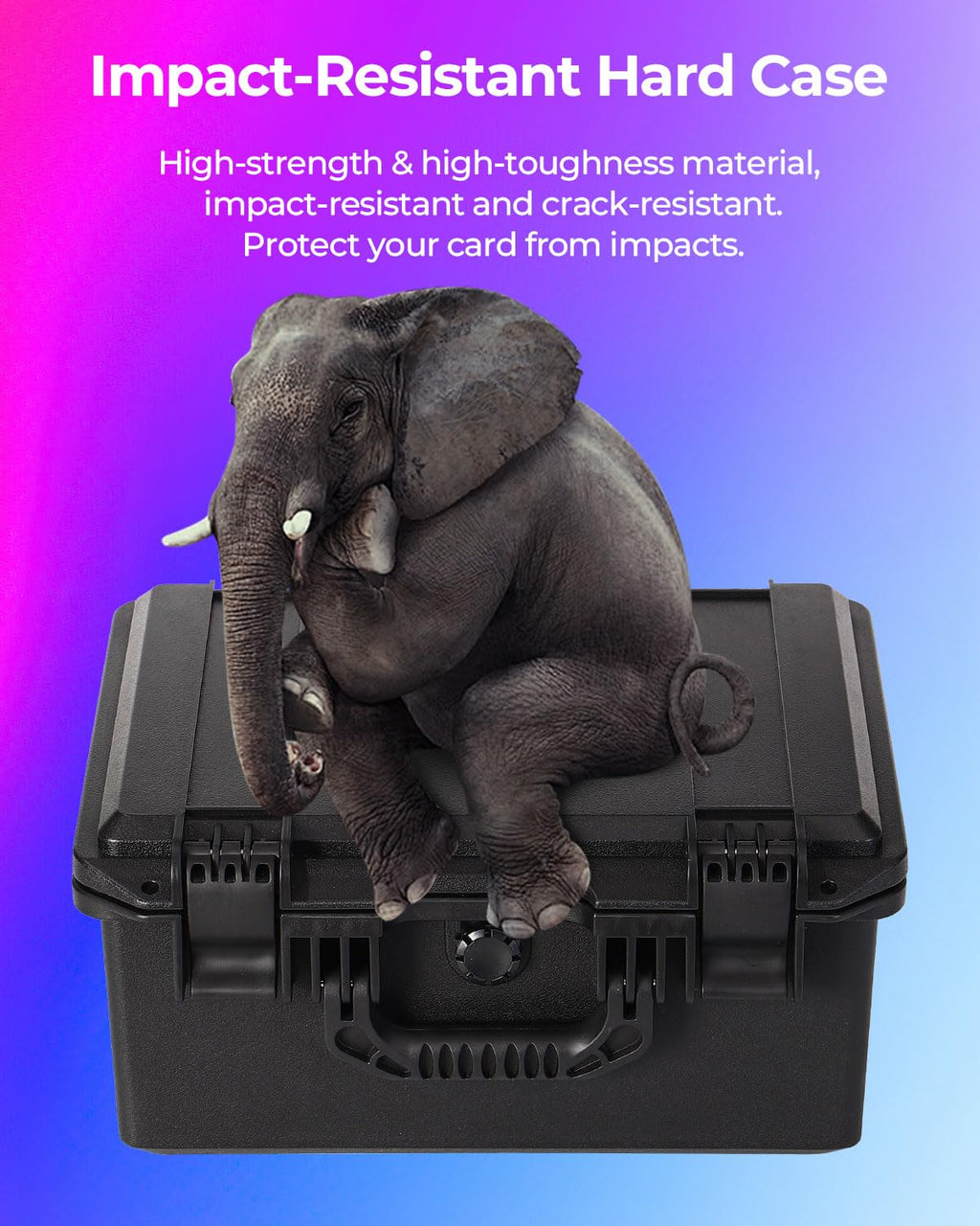 Card Case Sports Graded Trading Card Storage Box for PSA BCW MTG Tmnt TCG Zion Ascended Heroes Pokemon Card, Waterproof Hard Carrying Case Card Protective Organizer for Rigid Card Sleeve Collector