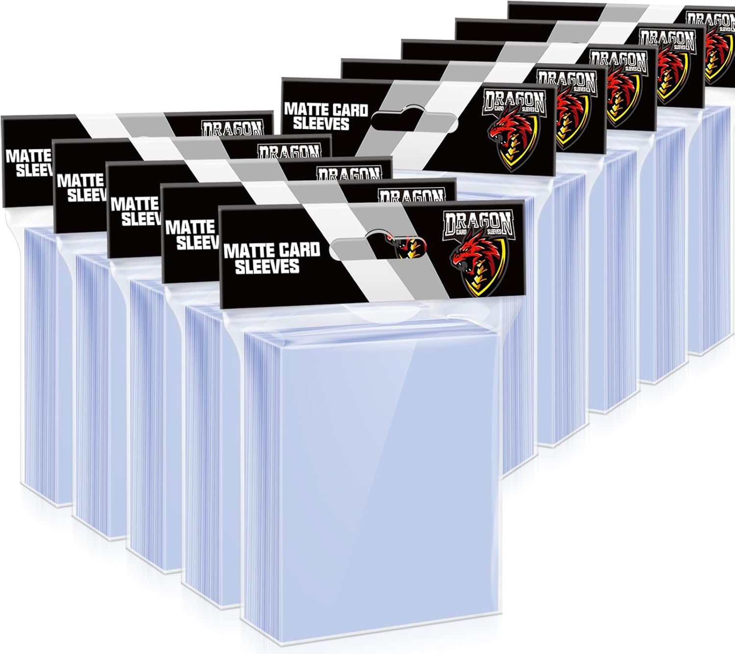 1000 Counts Card Sleeves Top Loaders for Trading Cards, Penny Soft Sleeves Baseball Card Sleeves Protectors Fit for Sports Cards, Football, Game Card