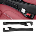 USSDE Car Gap Filler, Dual Slot Car Seat Gap Organizer 2 Pack, Universal Fit Soft Car Seat Crack Gap Filler Between Seat and Console Stop Things from Dropping (Style A)