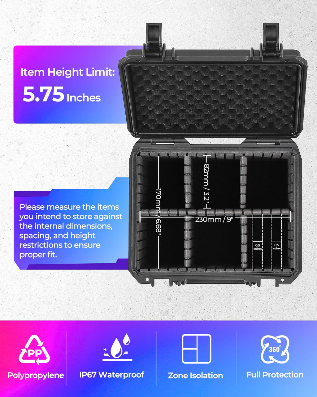 Card Case Sports Graded Trading Card Storage Box for PSA BCW MTG Tmnt TCG Zion Ascended Heroes Pokemon Card, Waterproof Hard Carrying Case Card Protective Organizer for Rigid Card Sleeve Collector