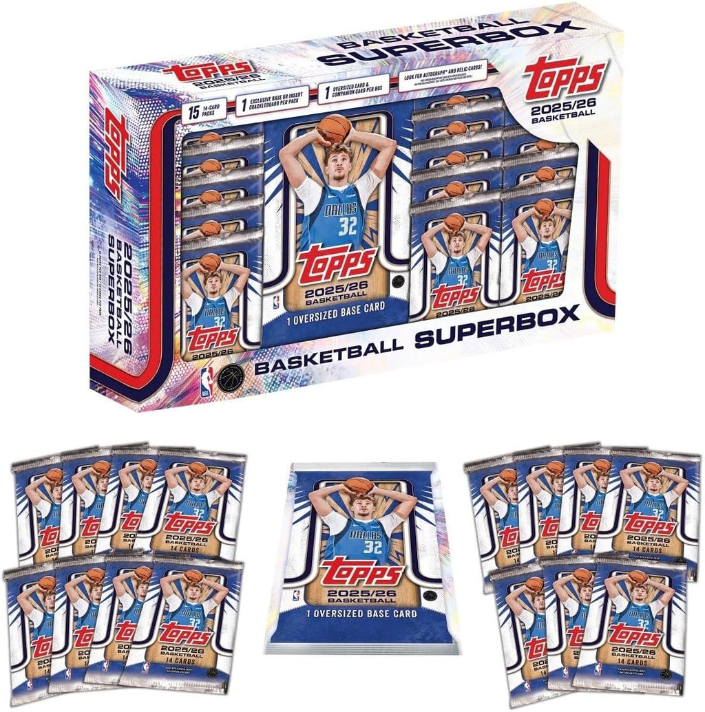 2025-26 Topps NBA Basketball Flagship Collection Trading Card Box (1 Oversized Card Per Box)