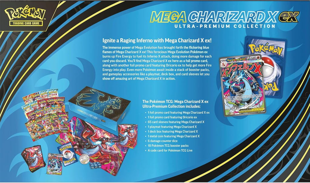 Pokémon TCG: Mega Charizard X ex Ultra-Premium Collection