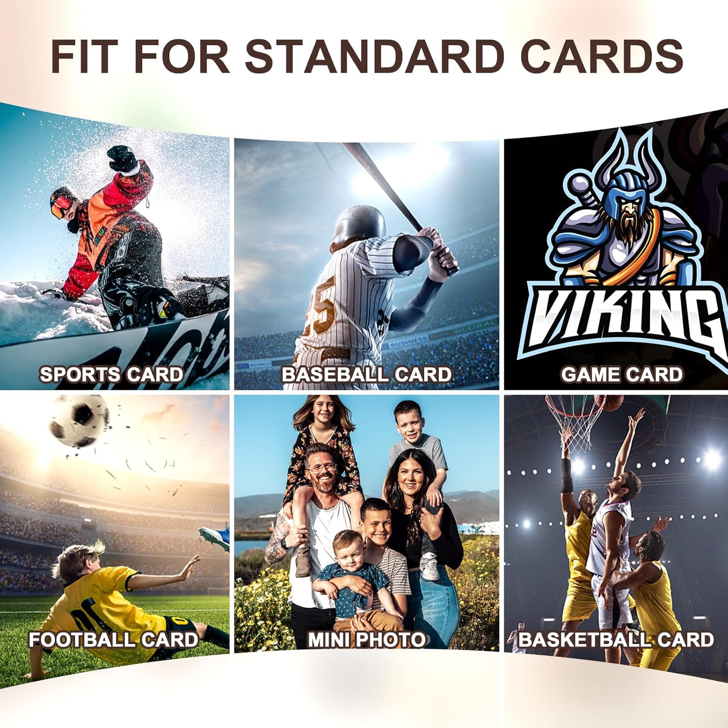 1000 Counts Card Sleeves Top Loaders for Trading Cards, Penny Soft Sleeves Baseball Card Sleeves Protectors Fit for Sports Cards, Football, Game Card