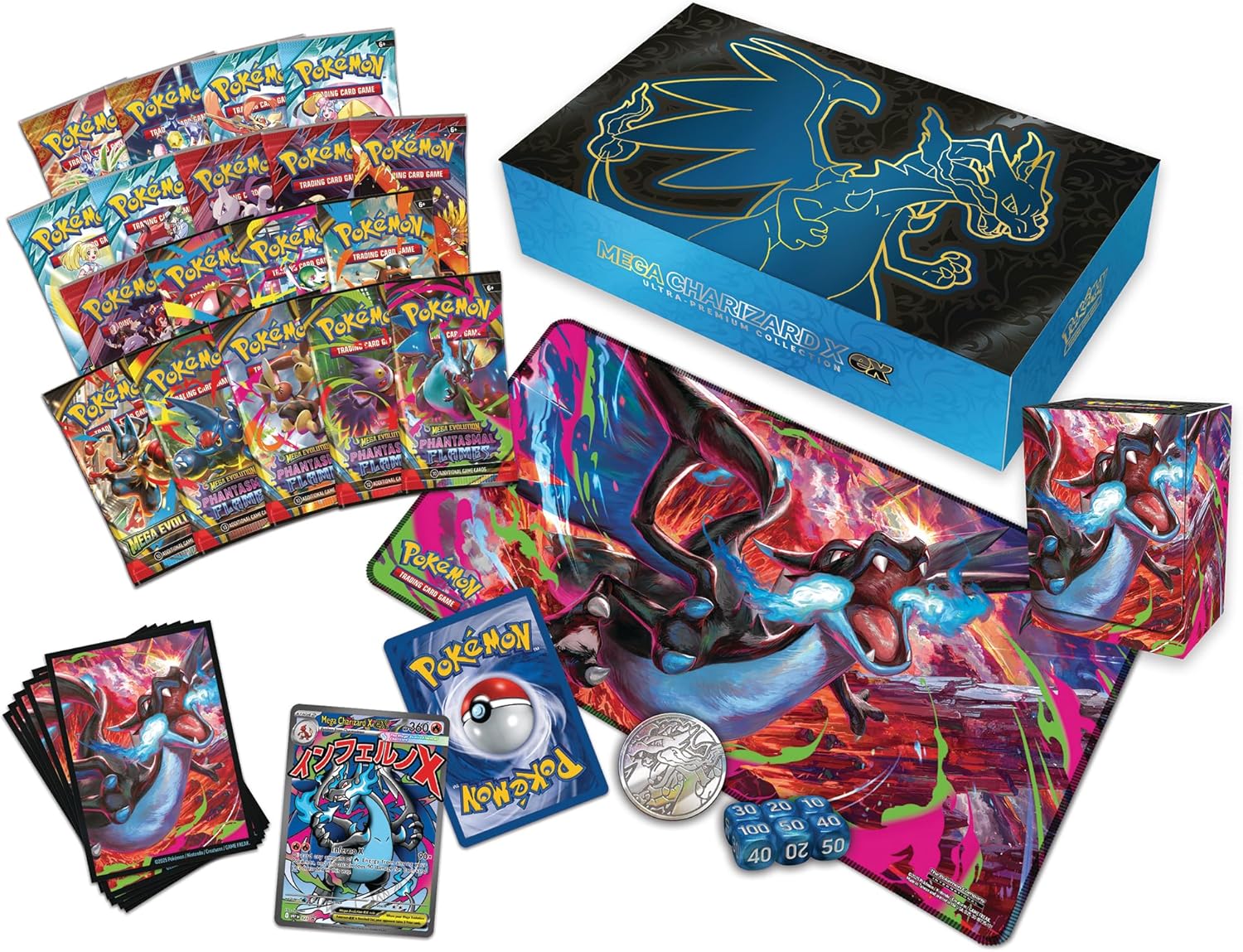 Pokémon TCG: Mega Charizard X ex Ultra-Premium Collection