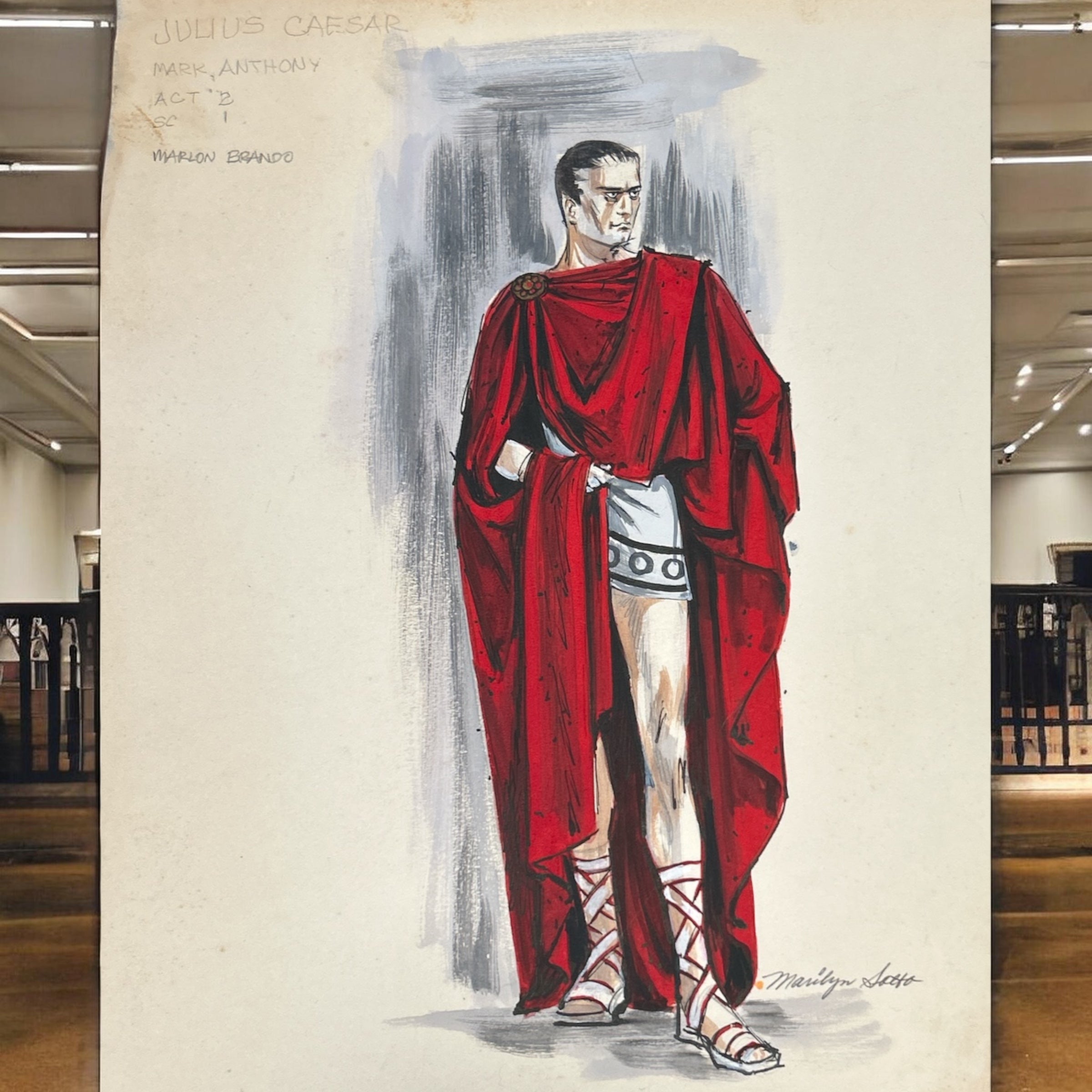 Original handpainted Marilyn Sotto